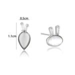 Bunny Charm Pearl Earrings